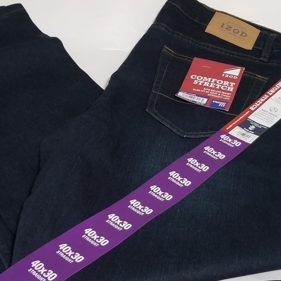 Izod men's boot cut jeans - Picture 8 of 8